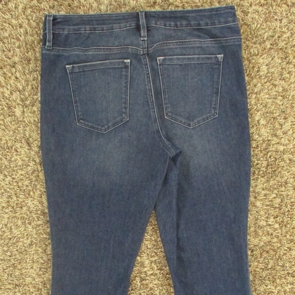 Athleta Sculptek Skinny Jeans Women's 6 Dark Wash Stretch Denim - Picture 4 of 8